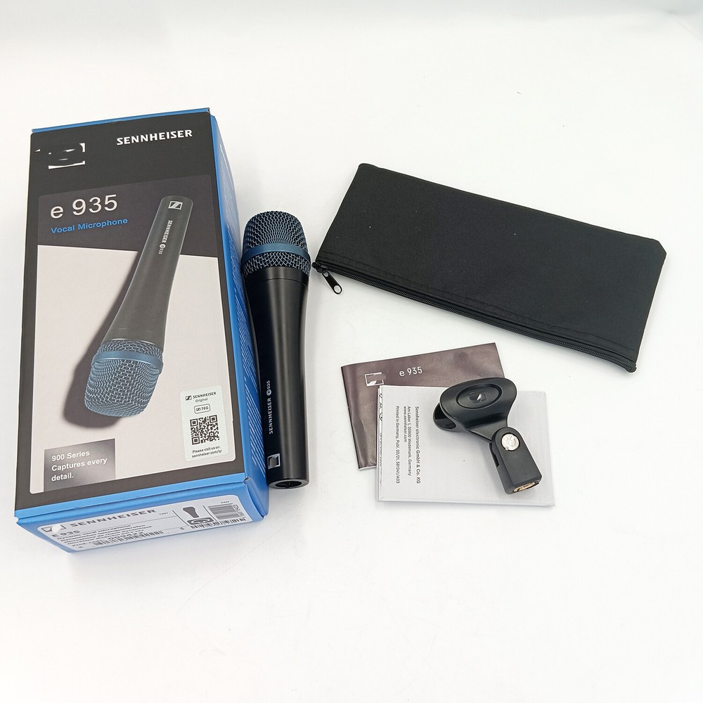 New Sennheiser E935 Dynamic Vocal Performance Handheld Microphone Cardioid Black