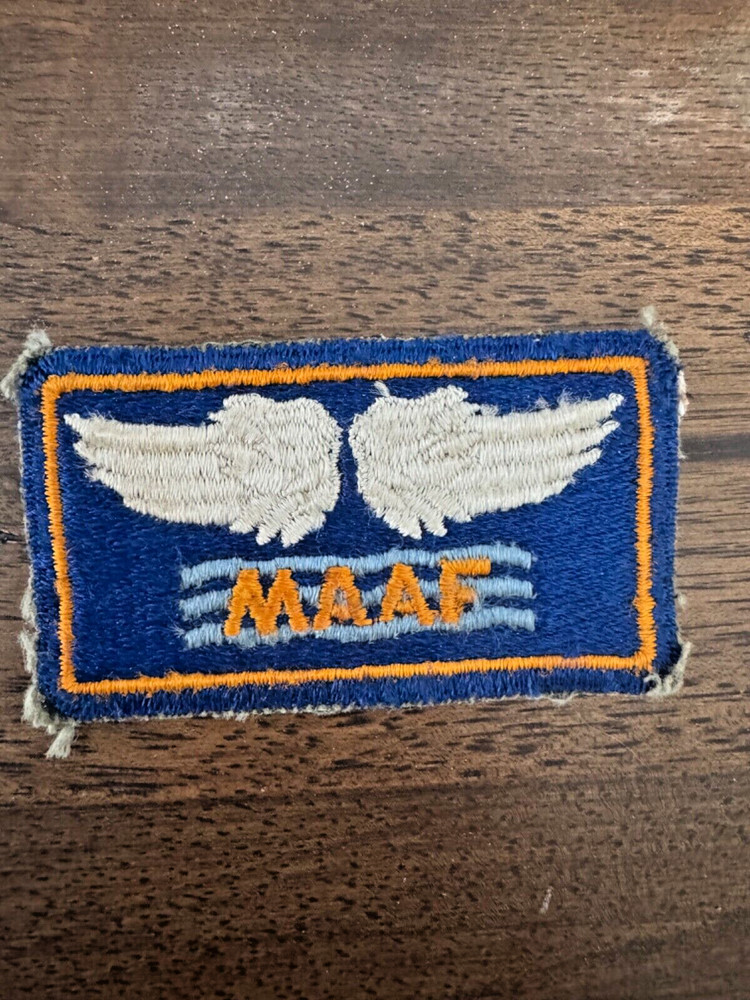Vintage U.S. WWII MAAF Patch / Mediterranean Allied Air Forces Patch