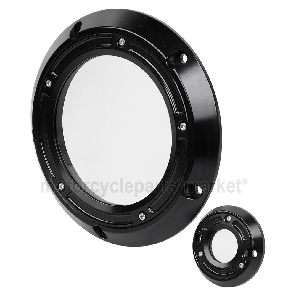 See Through CNC Engine Derby Timing Timer Cover For Harley Electra Glide FLHTCU