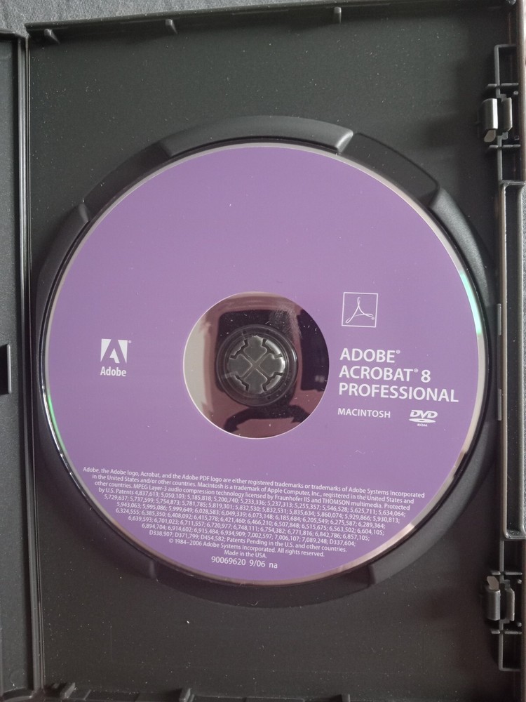 囚ADOBE® ACROBAT 8 PROFESSIONAL MACINTOSH DVD ROM