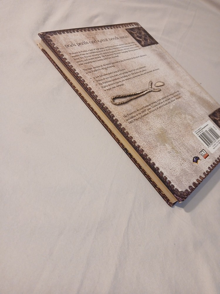 Dungeons & Dragons Forgotten Realms Campaign Setting Misbound VG Condition w/Map