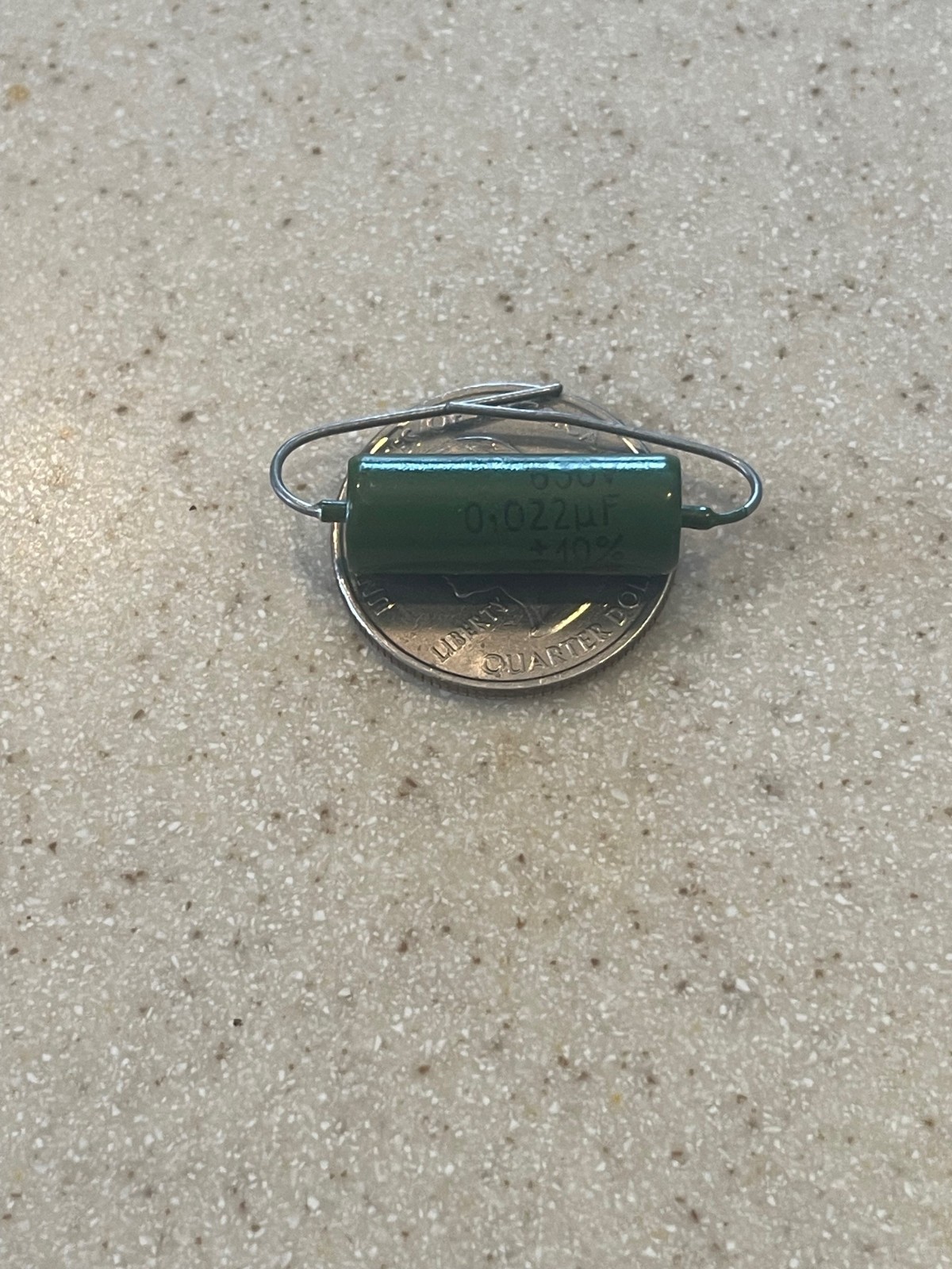 0.022uF NOS K42Y-2 Russian Paper in Oil Capacitor Soviet Military Spec. 630V