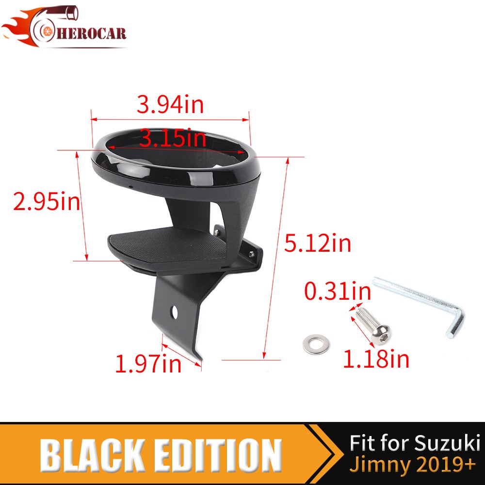 Multi-Function Door Mount Cup Holder Bracket For Suzuki Jimny 2019+ Accessories