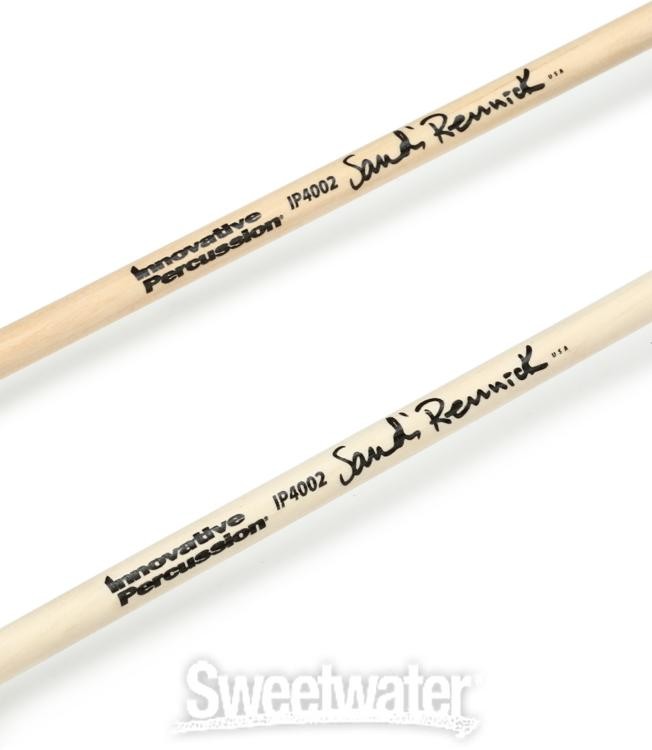 Innovative Percussion IP4002 Sandi Rennick Medium Marimba Mallets - Cranberry
