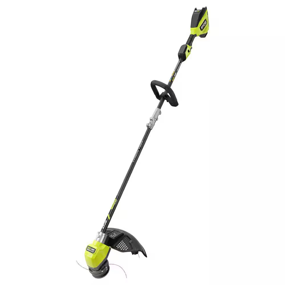 RYOBI 40V HP Brushless 17" String Trimmer Whisper Series Carbon Fiber Tool-Only