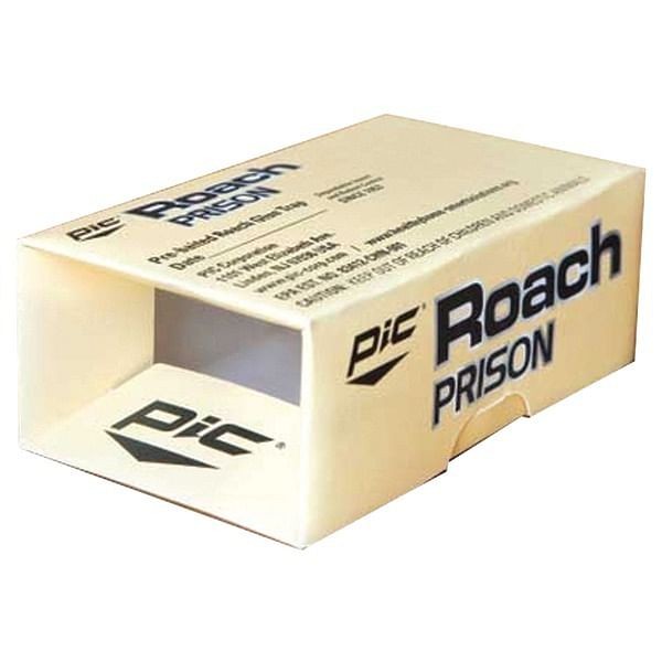 PIC RP Roach Prison Covered Insect Glue Trap, 2 pk