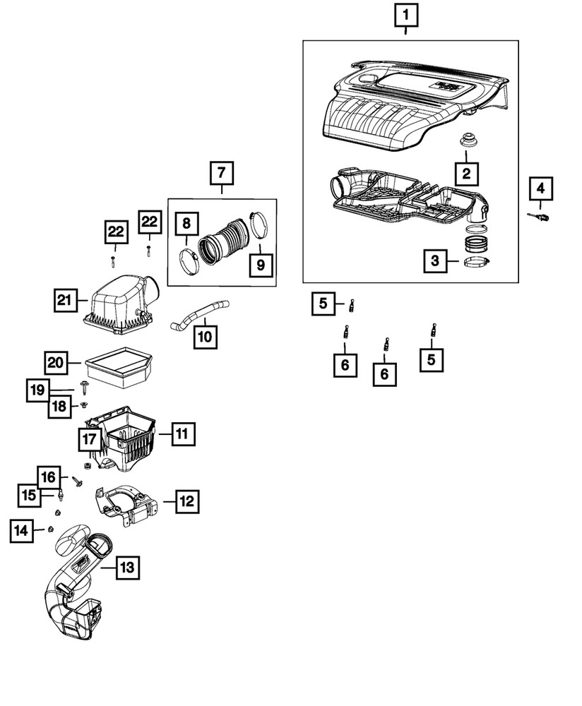 Genuine Mopar Engine Cover Attach Ball Stud 6511041AA