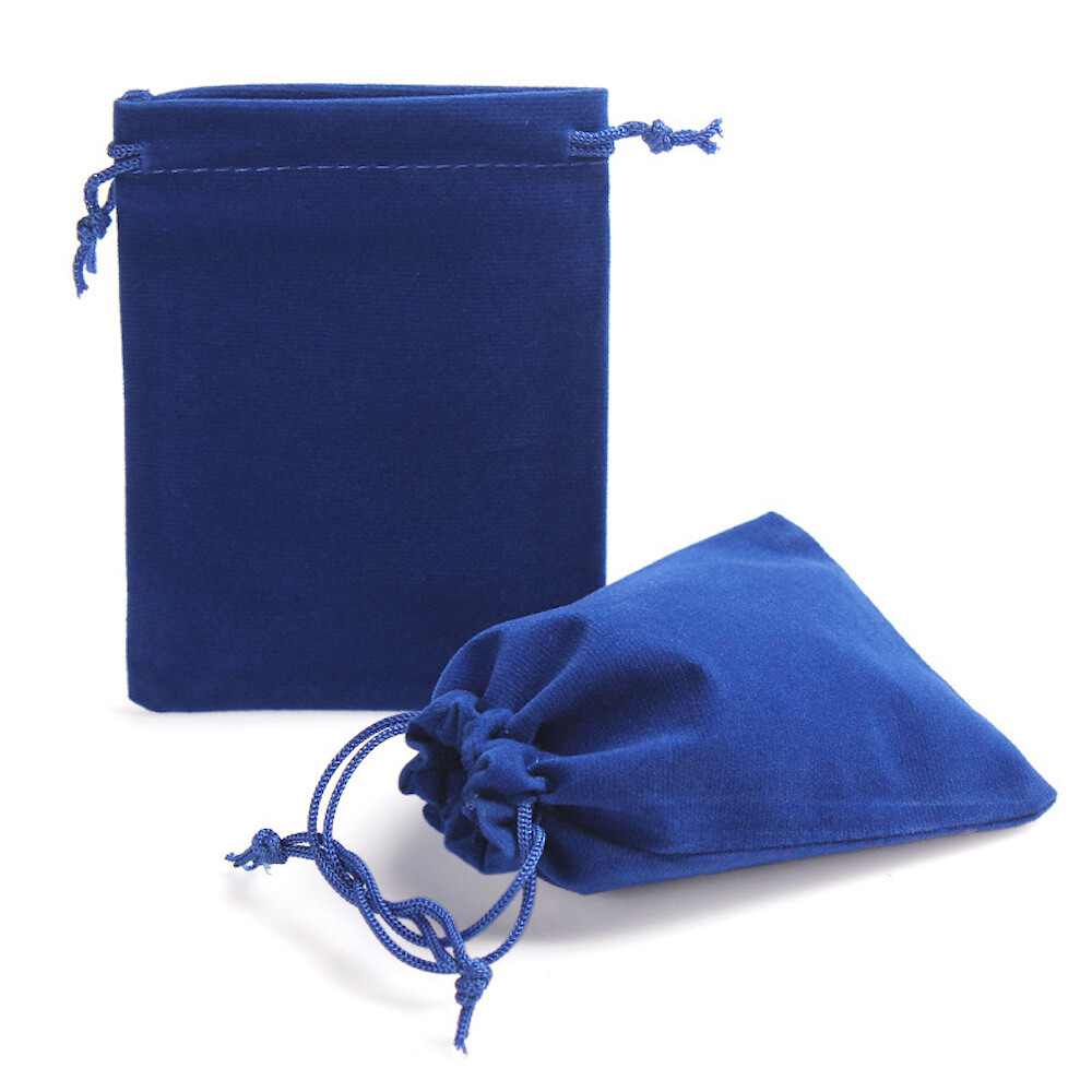 10 PACK VELVET BAGS 4" x 3.5" party wedding gift jewelry drawstring soft pouch