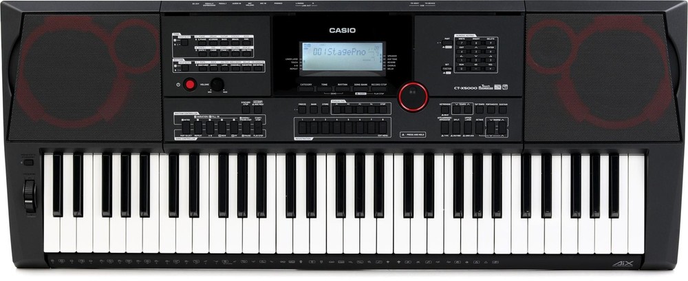Casio CT-X5000 61-key Portable Arranger Keyboard + Casio SP20 Value Bundle