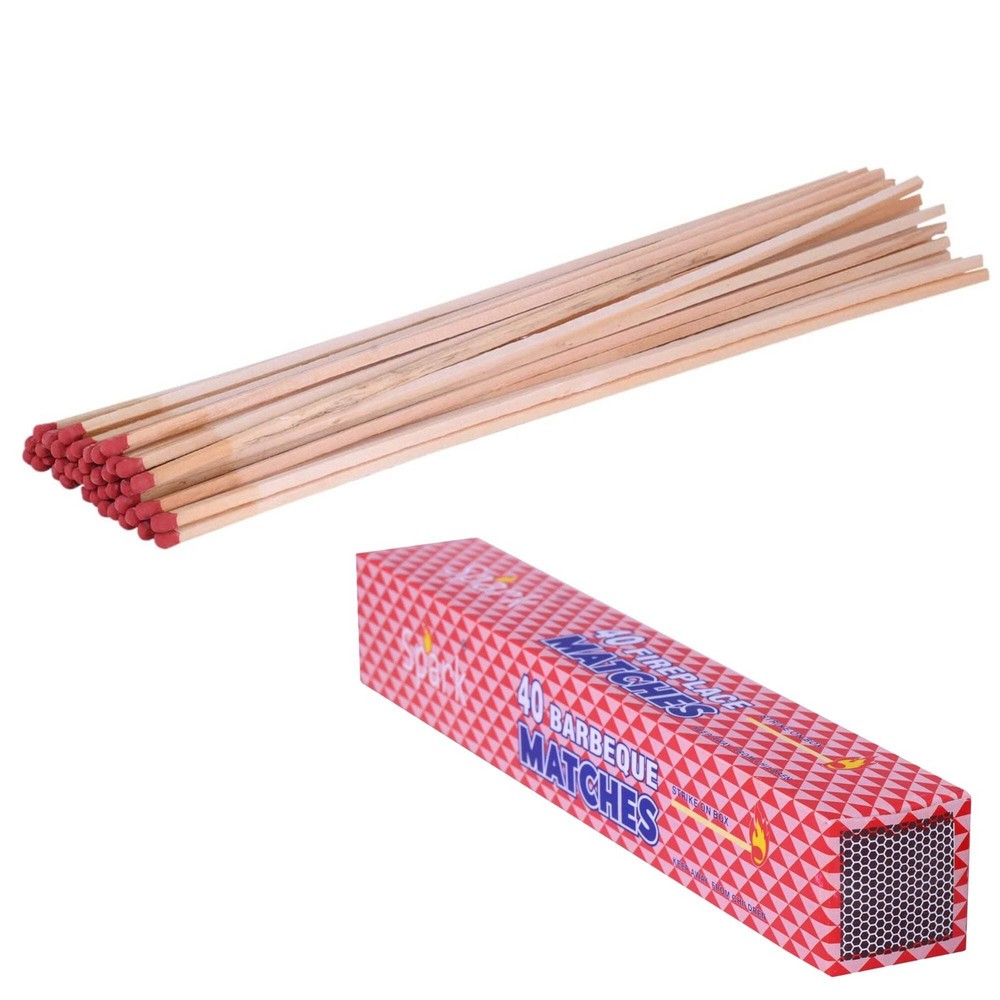 11" Long Wooden Matches: 40CT