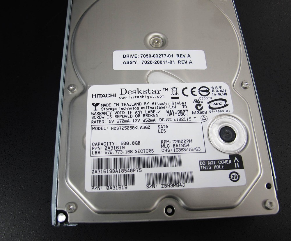 Avid Unity Spare 500GB Drive for Unity XT Chassis or Media Engine Chassis