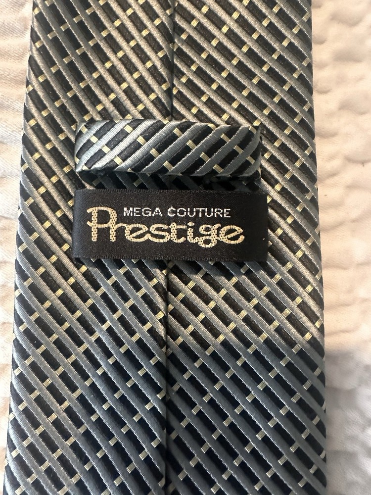 Vintage Tie Bundle (2) Angelo Bosani Tie Rack & Mega Couture Prestige Patterned