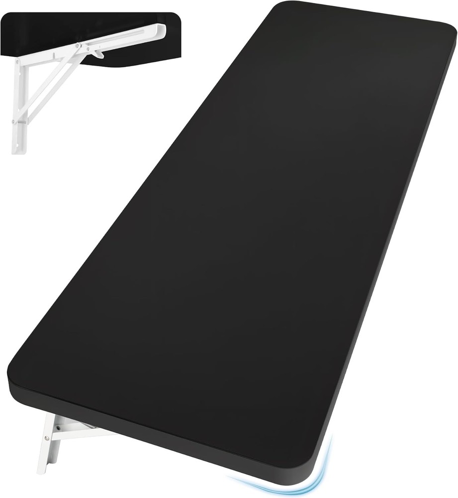 Wall Mounted Folding Table 47.2”L x 19.7”W Laundry Folding Table W/ Heavy Duty