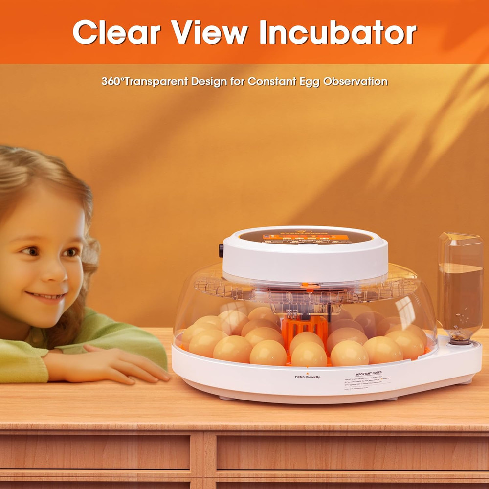 Smart 22 Egg Incubator with Auto Turning & Humidity Control for Hatching
