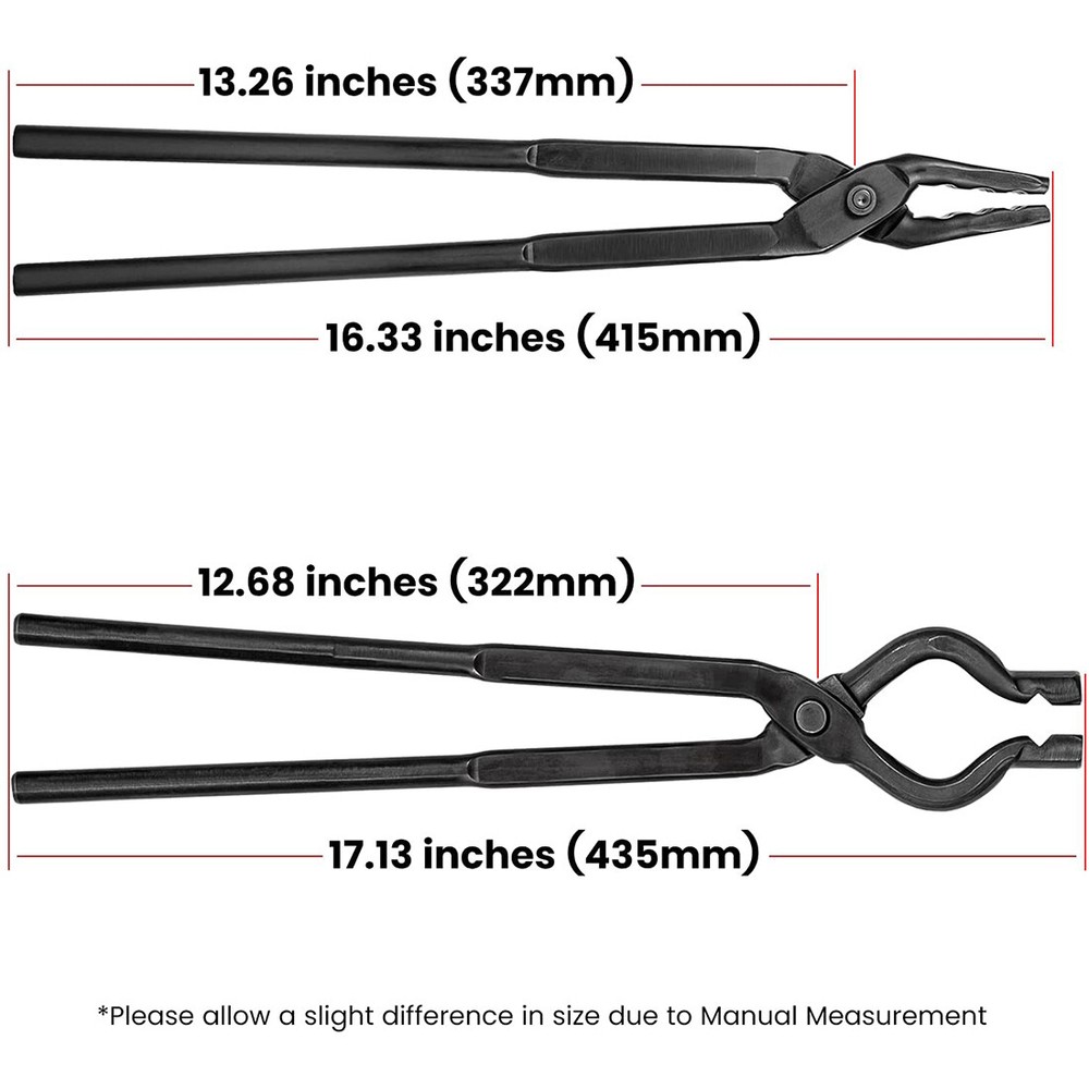Knife Making Blacksmith Tongs Set Starter Beginner Bladesmith Tool Anvil Forge