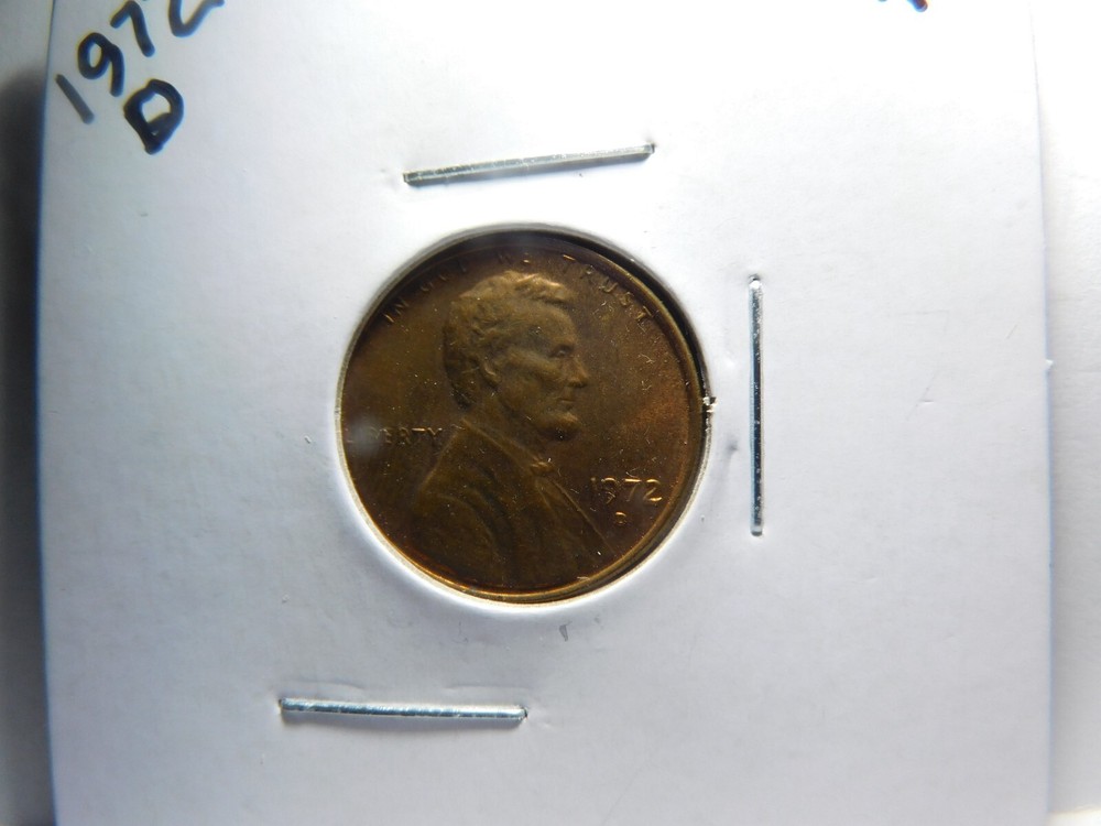 1972 D  LINCOLN MEMORIAL CENT