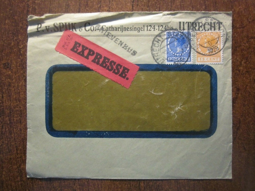 1929 NETHERLANDS EXPRESS COVER