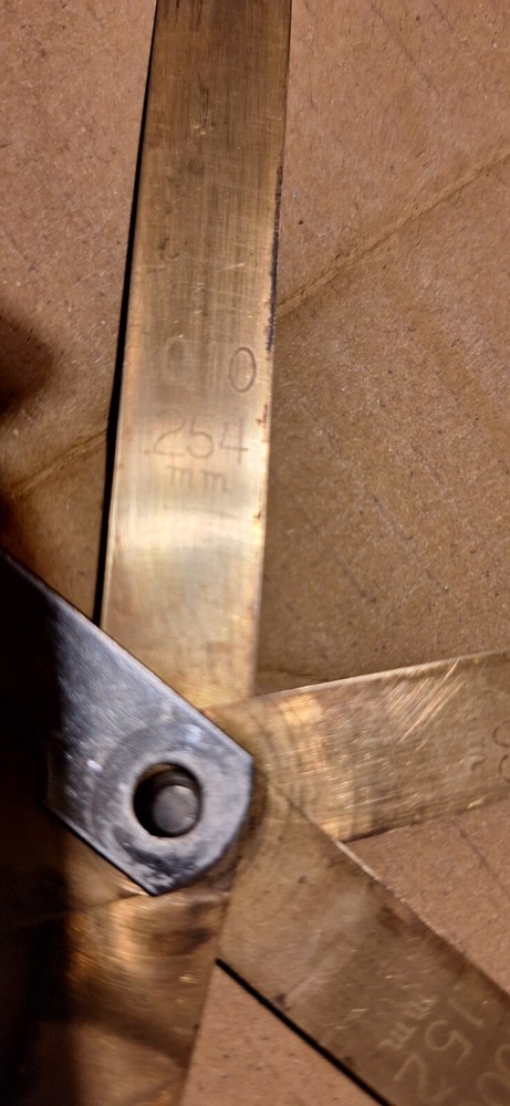 Blue Point Tools Brass Feeler Gauge