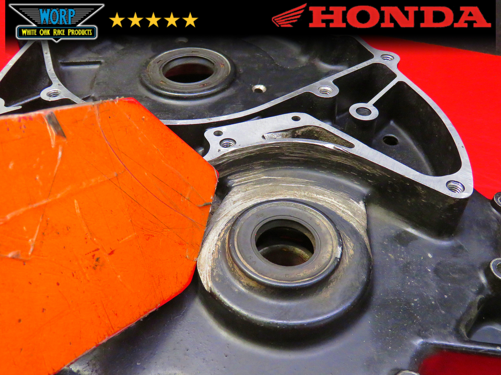 1985 HONDA ATC350X MATCHED CRANK CASE LEFT RIGHT CRANKCASE ENGINE BOTTOM END