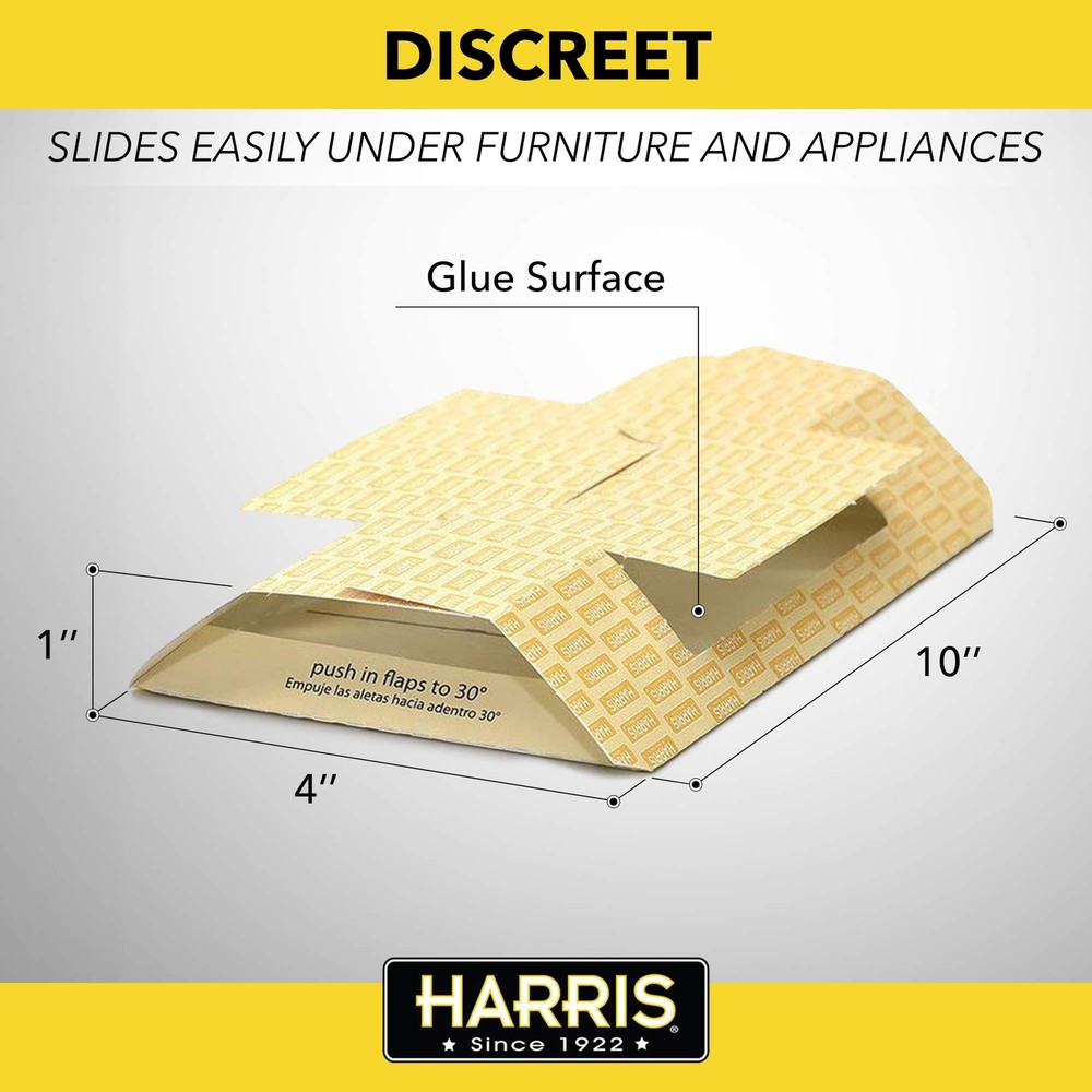 Harris Roach Glue Traps, Non-Toxic (10-Pack) - Pest Control