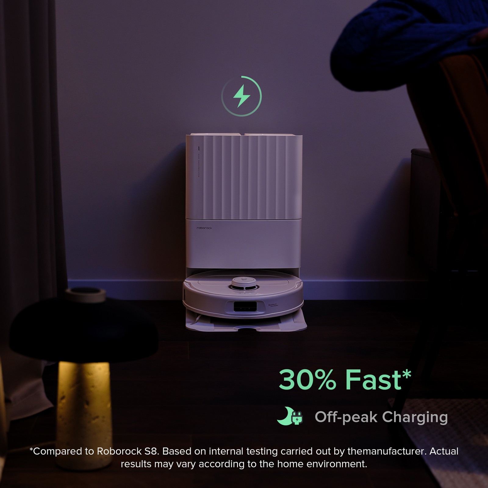 roborock Qrevo MaxV Vacuum Cleaner,Self-Washing & Drying - Certified Refurbished