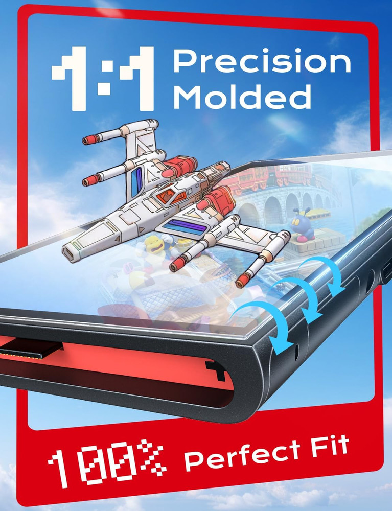 2 Pack for Nintendo Switch 2 Screen Protector 7.9'' [2025], 30S Installation, 9H