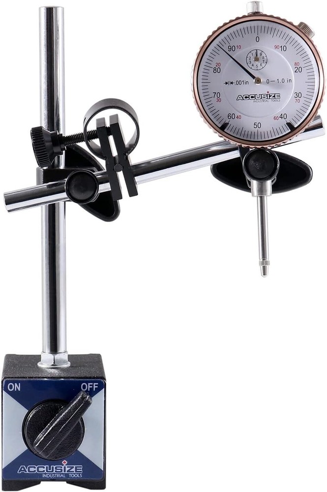 0-1 inch Dial Indicator Set - Magnetic Base - 60 Kg Capacity - High Accuracy