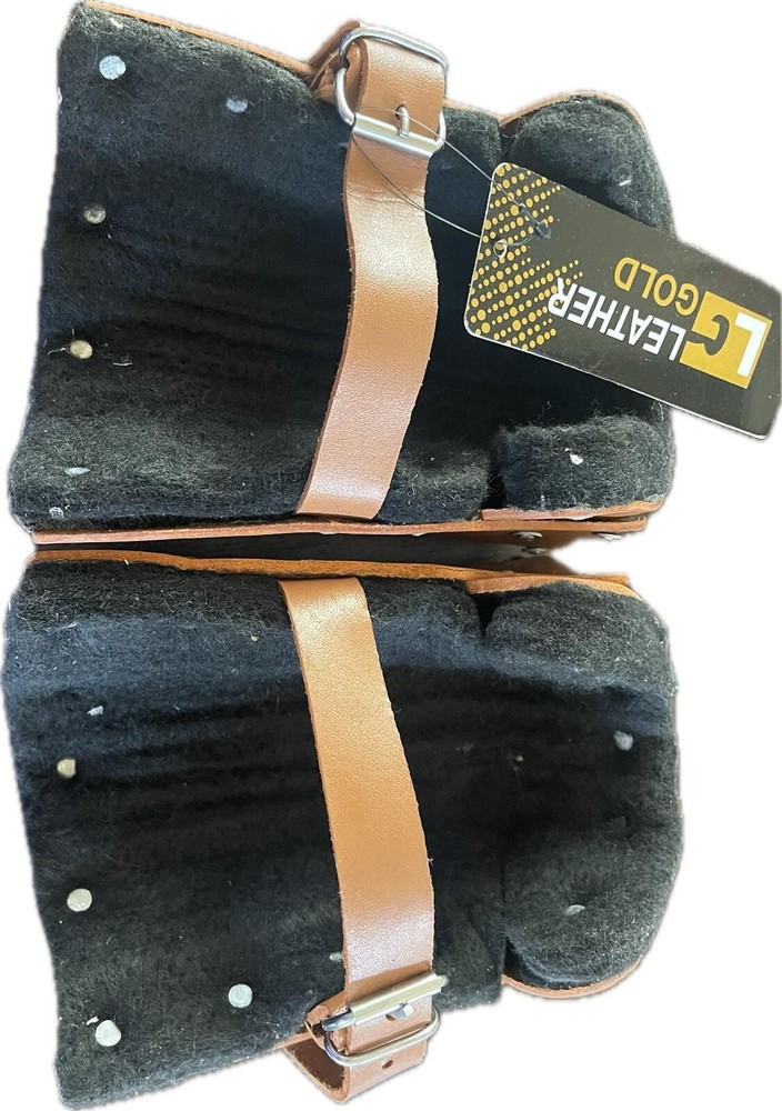 Heavy Duty Leather Kneepads, Double Thick Lining