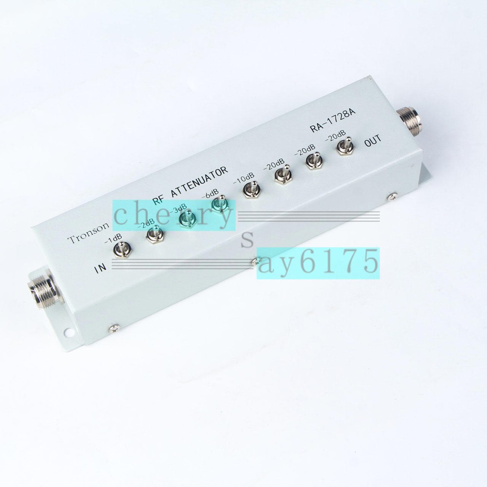 0 - 82DB VARIABLE/ STEP ATTENUATOR 50 OHM FOR HAM RADIO TRANSMITTER NEW