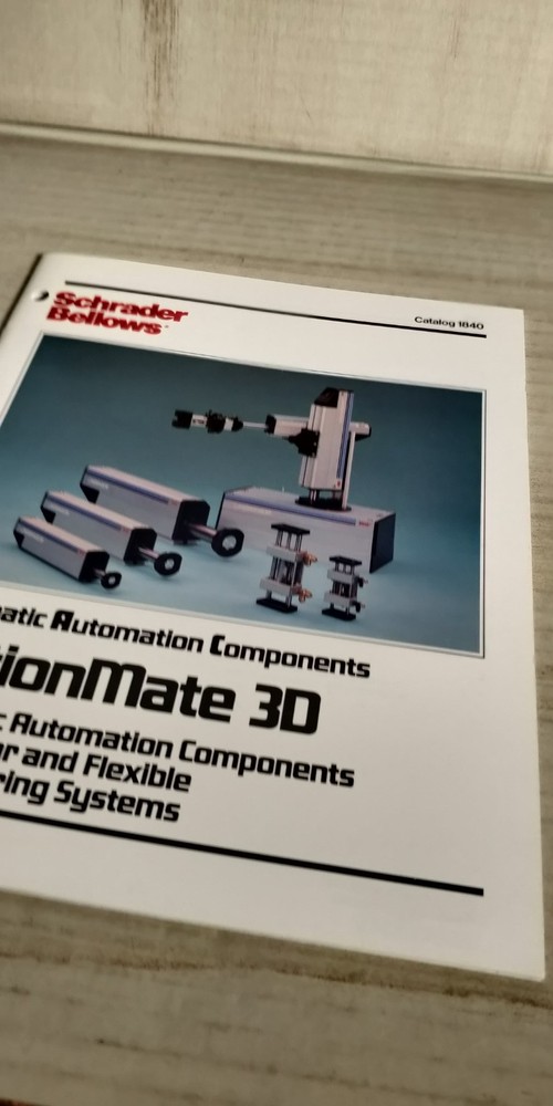 1990 SCHRADER BELLOWS Motionmate 3D pneumatic automation components catalog C2