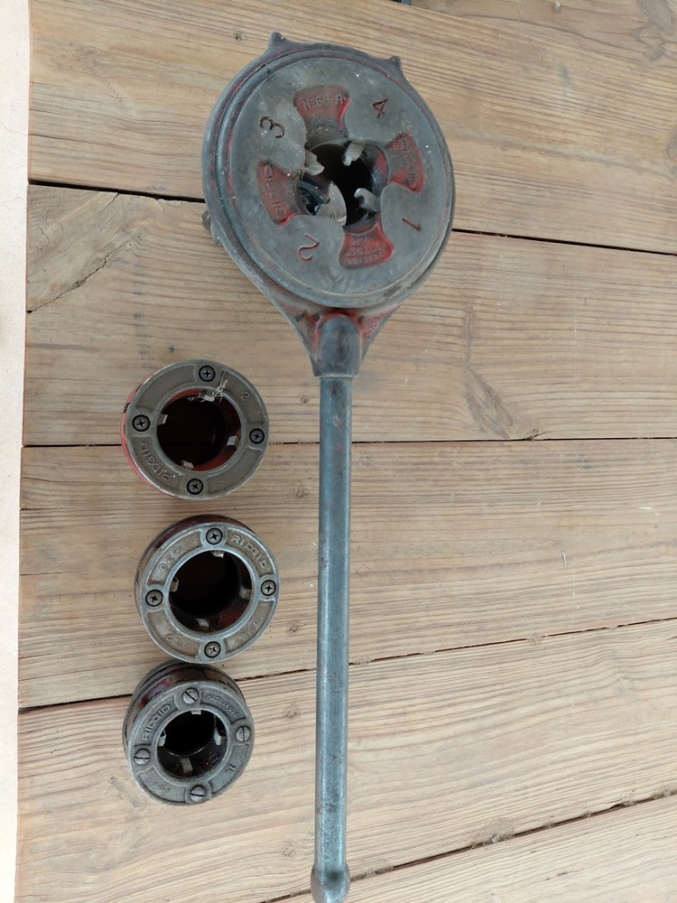 RIDGID NO 65R Rigid PIPE THREADER lot