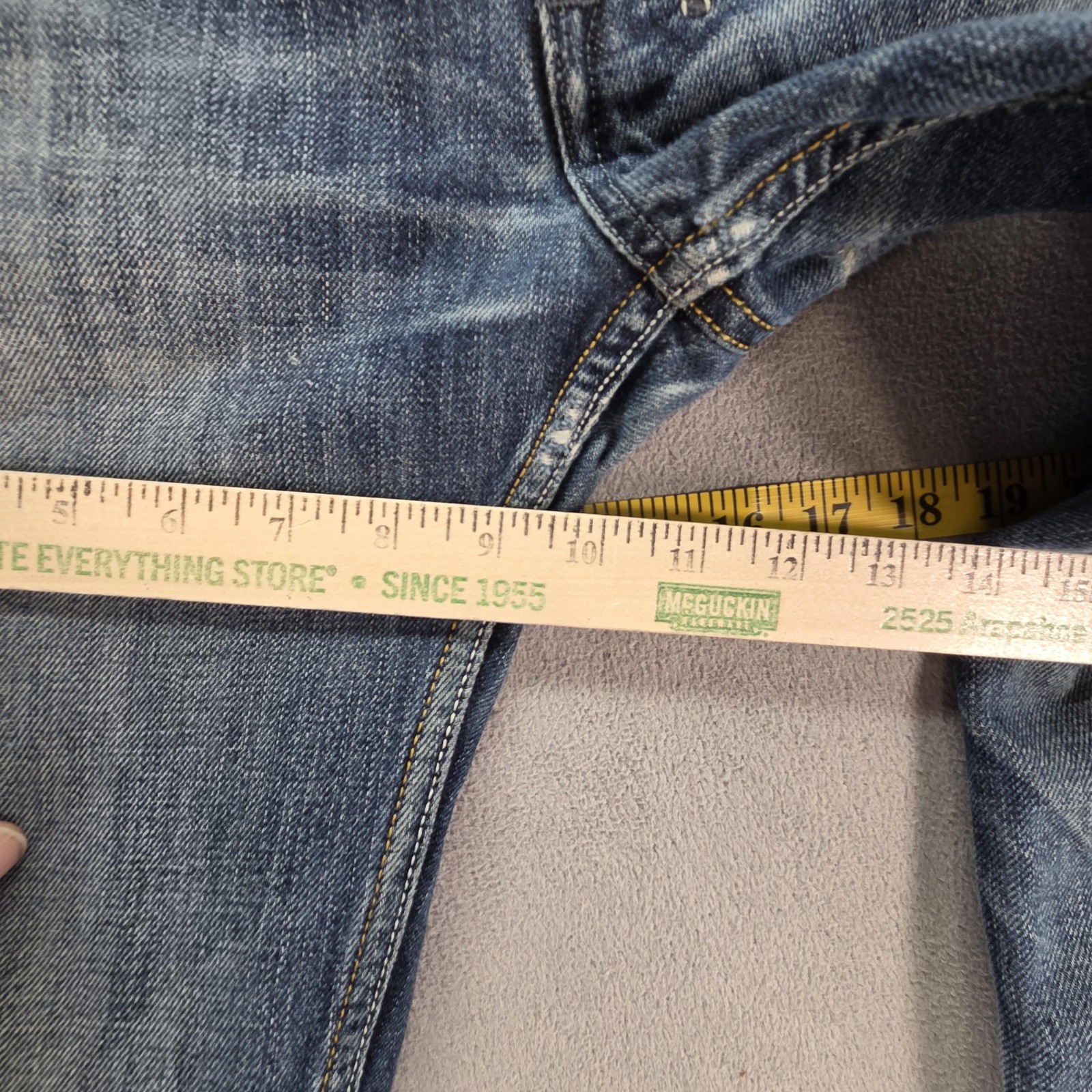 Diesel Zathan Jeans Mens 30x32 Blue Bootcut Made Italy 0071S