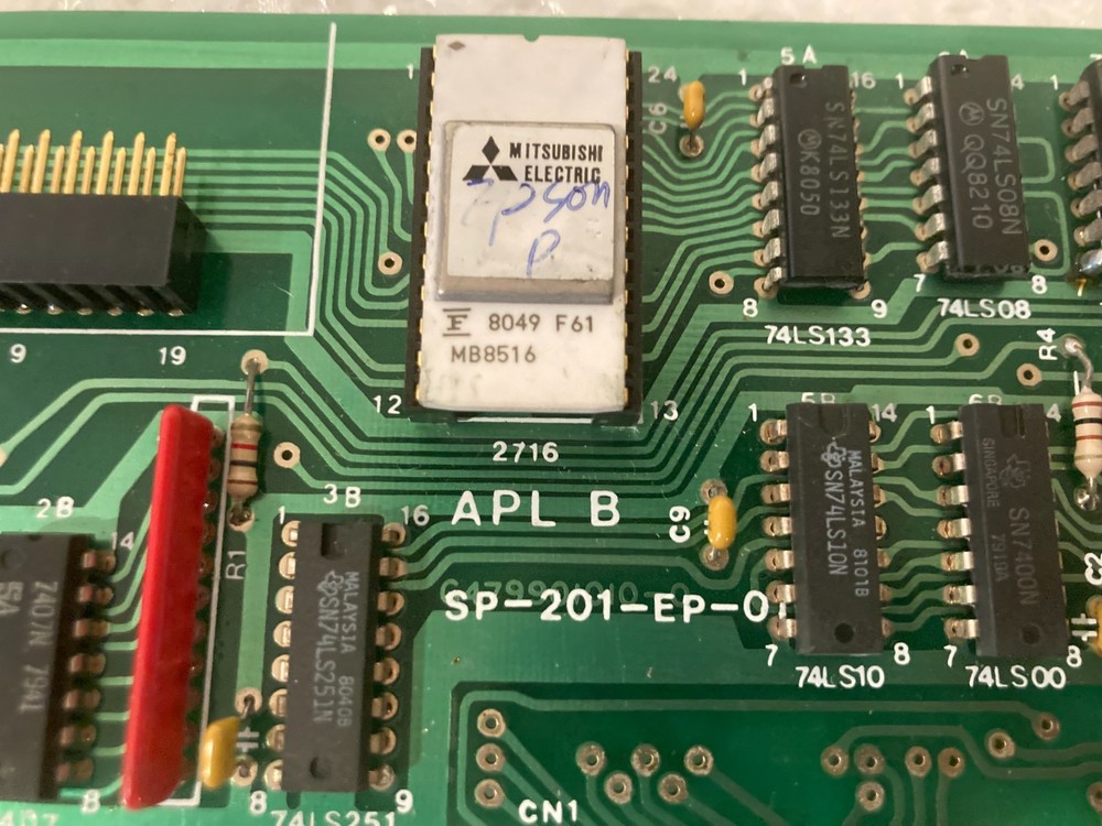 Microsoft E-003 Ram Card & Apple II, II Plus (+), APL B Printer interface card