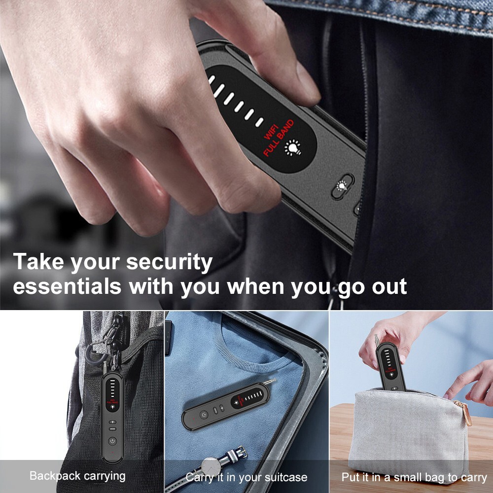 Hidden camera detector, portable wireless camera detector No wireless signal