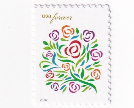 STAMP US SCOTT 4764a "Wedding Flowers" FOREVER 2014 MNH