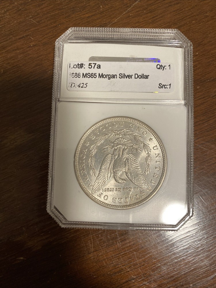 1886 $1 MORGAN SILVER DOLLAR FRESH GEM UNCIRCULATED