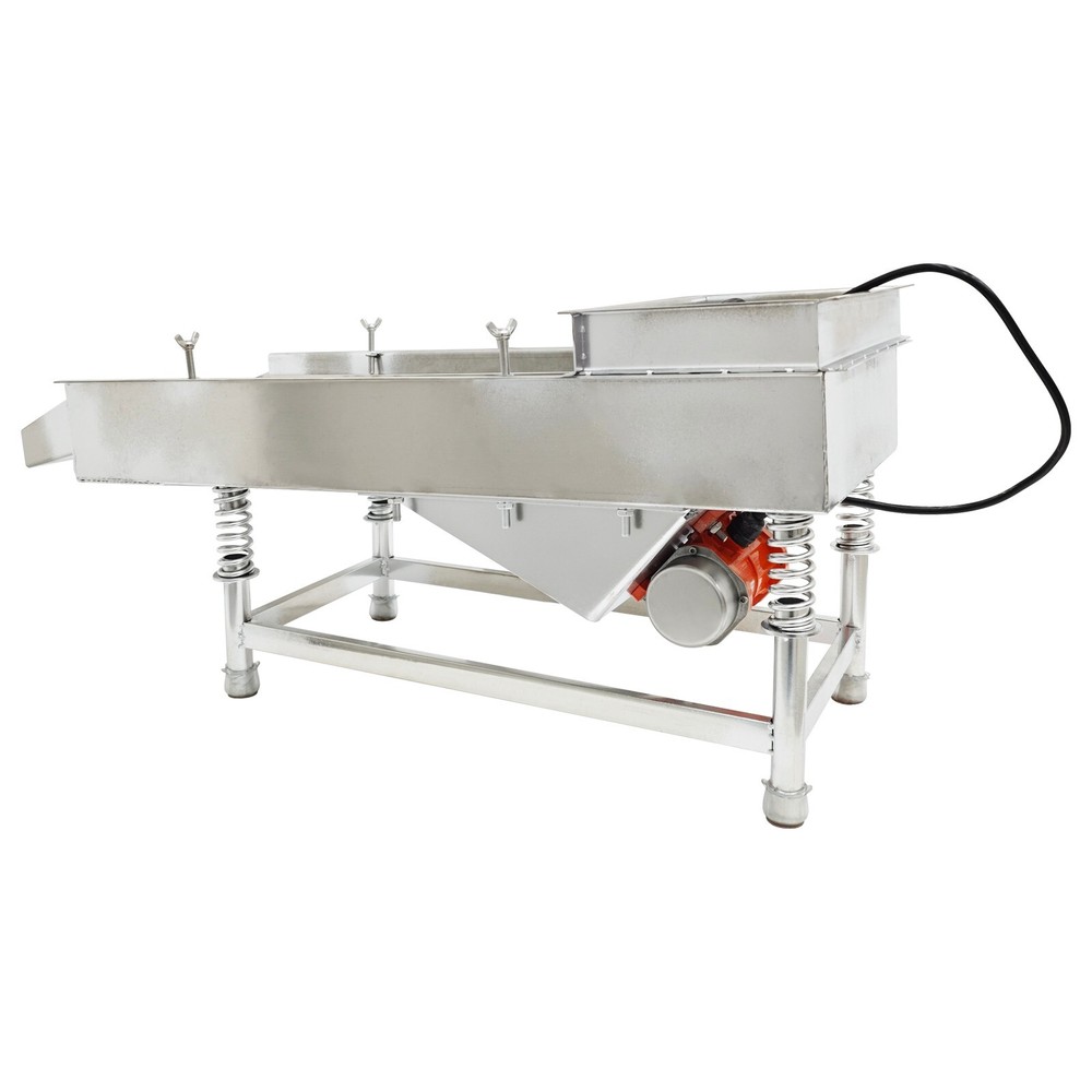 Stainless Straight Linear Screen Linear Vibrating Screen JG30-75 0.5mm Screen