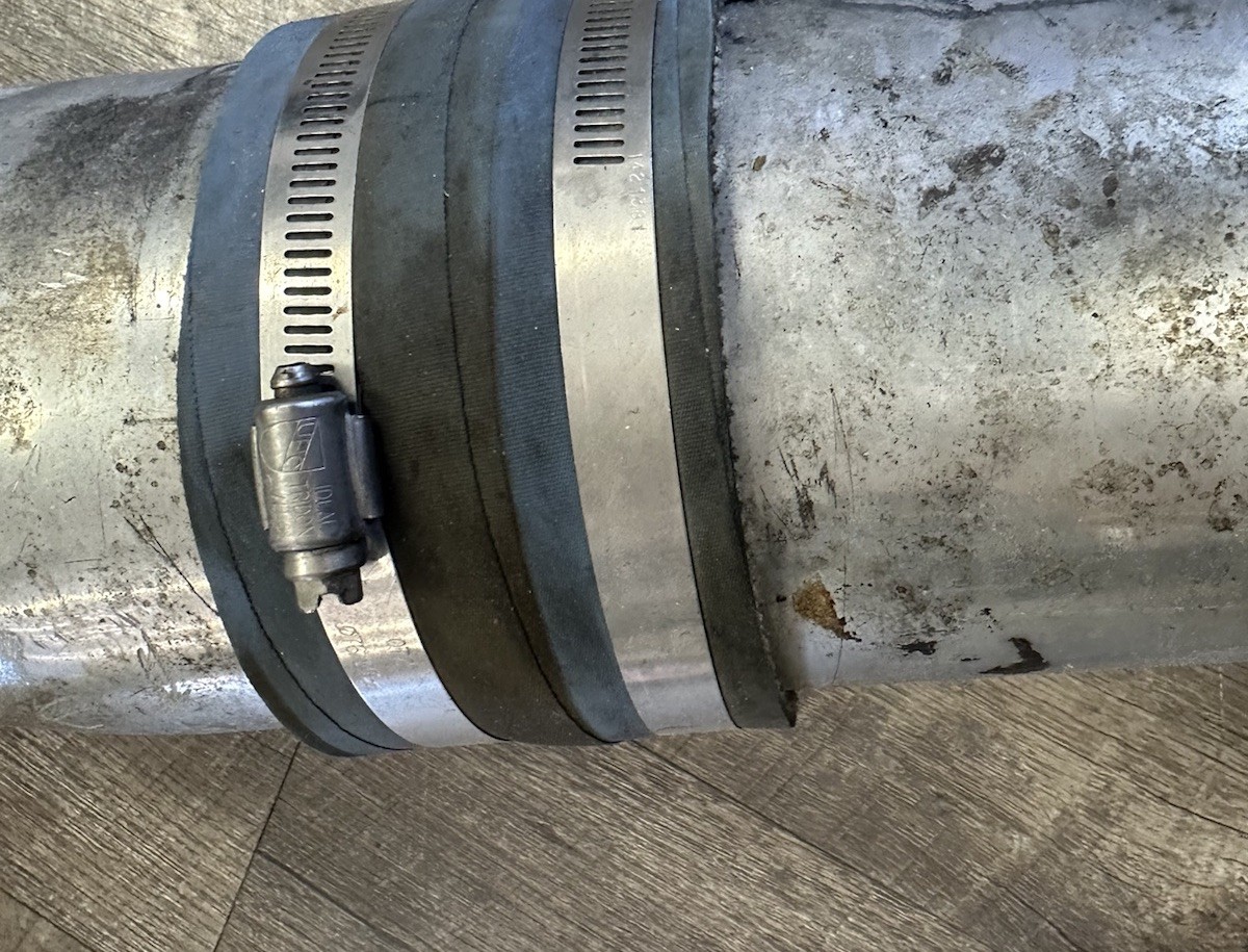 Kawasaki 650 SC, TS Coffman exhaust pipe muffler manifold