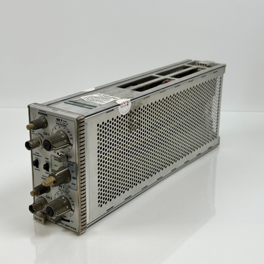 Tektronix 7A26 Dual Trace Amplifier Scope Plug In Unit Module