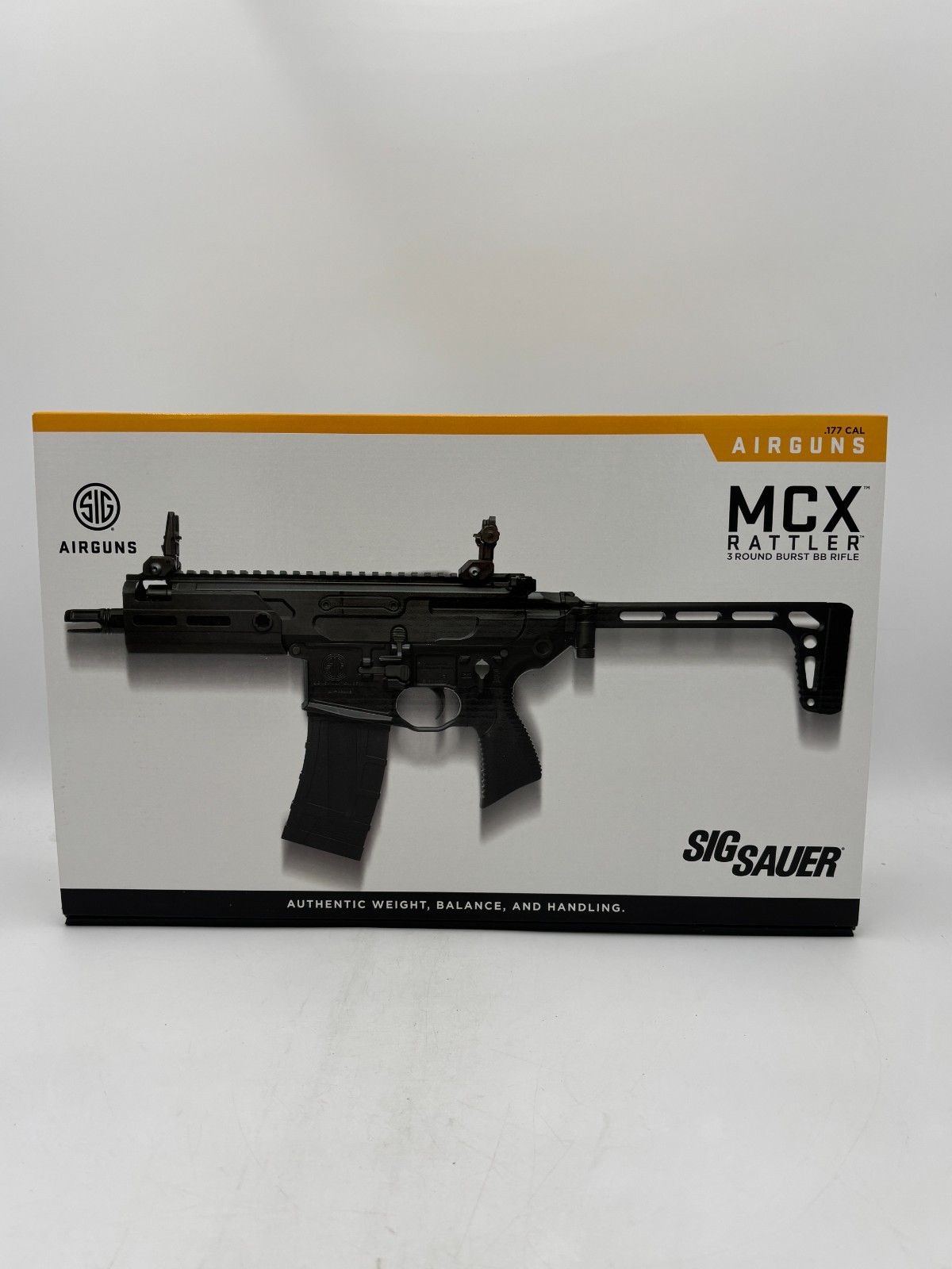 Sig Sauer CO2 MCX Rattler Air BB Rifle .177 Caliber 3 Round Full Auto Burst NEW!
