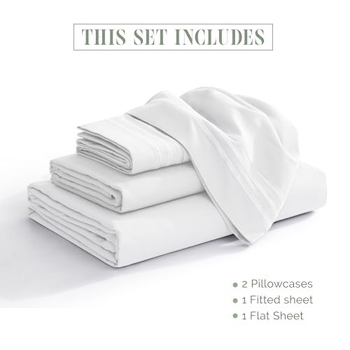Luxury 1500 Thread Count Microfiber 4-Piece King Sheet Set - Extra Deep Pocket,