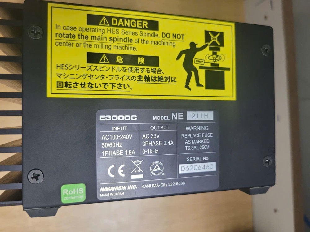 NAKANISHI E3000C NE 211H Spindle Controller