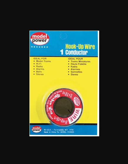 Model Power MDP2300 Hook-Up Wire -- 1-Conductor (Black)