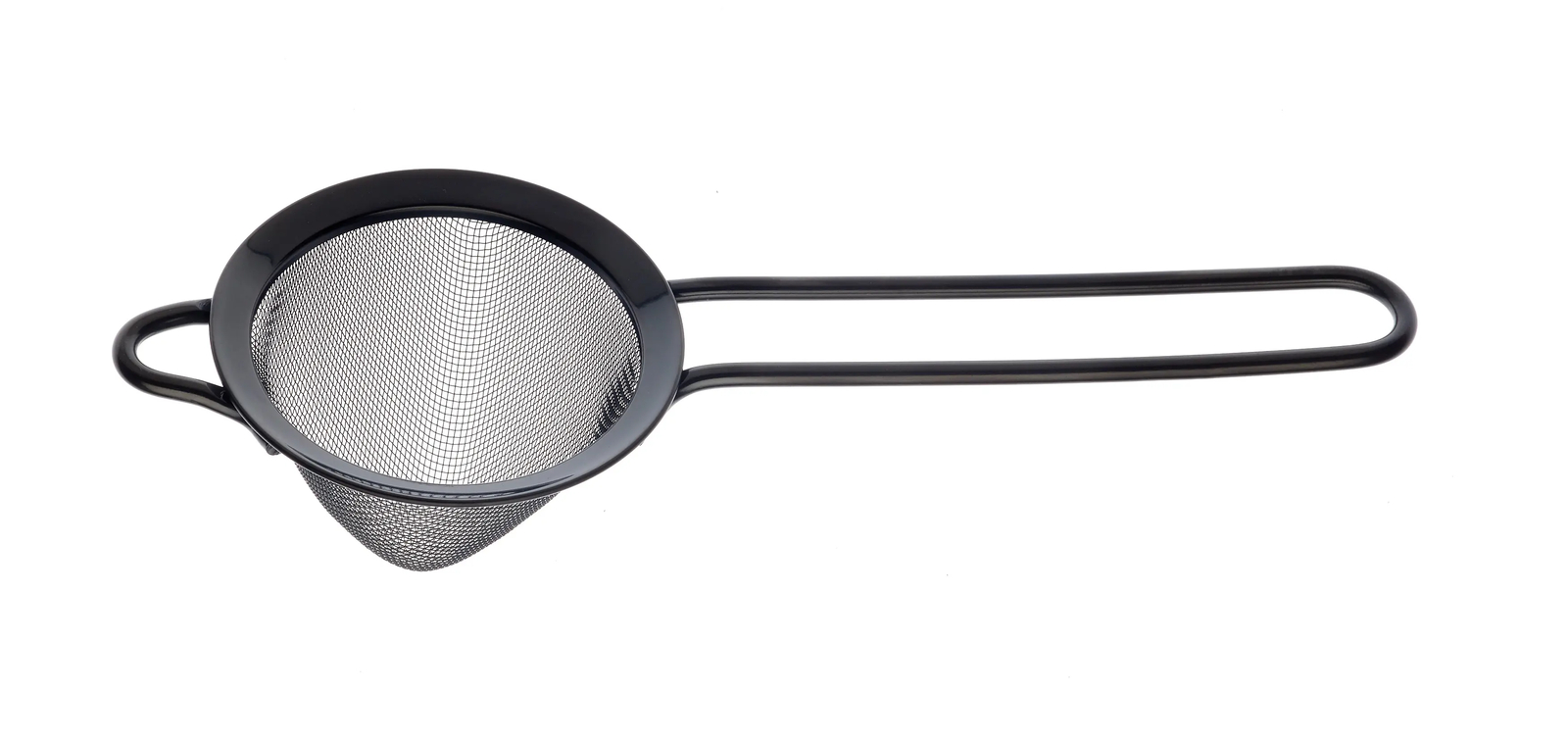 Mercer Culinary M37025BK Barfly 10" Stainless Steel 3.5" Fine Mesh Bar Strainer