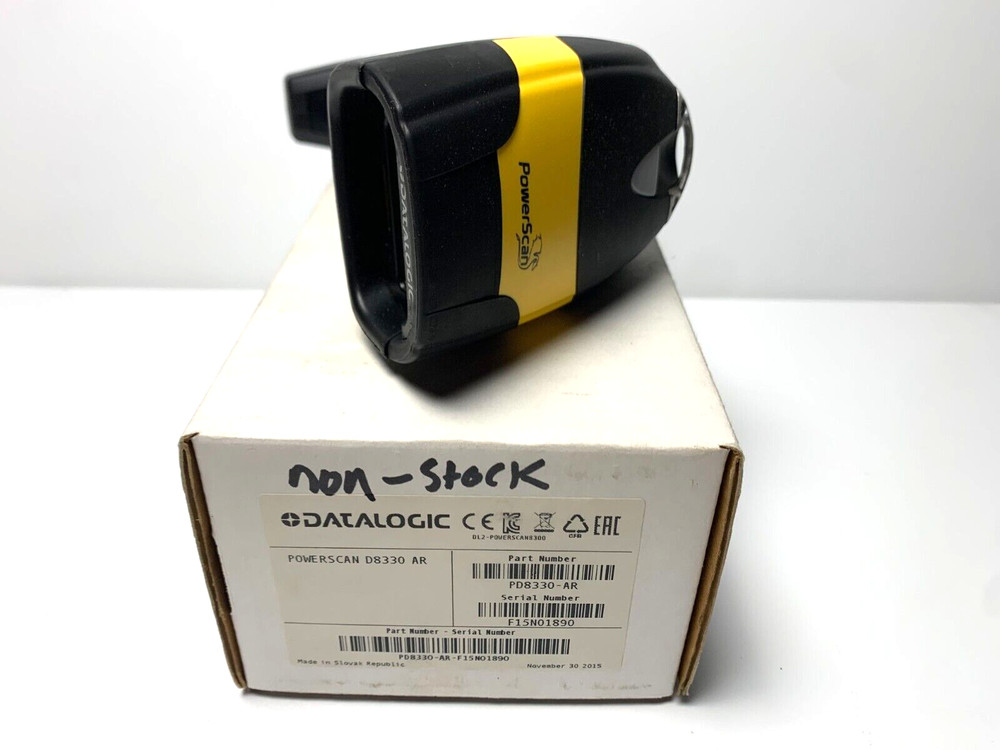 NEW! DataLogic Power Scan D8330 AR Long Range Scanner