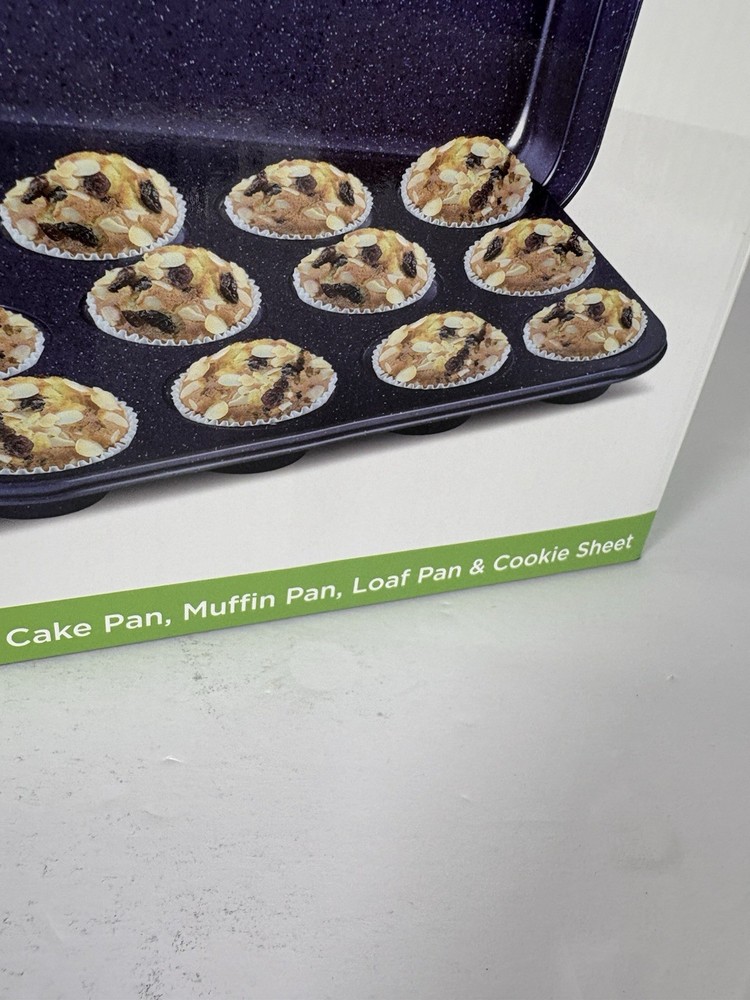 Eco Chef 12pc Bakeware Set Muffin Pan Cookie Sheet Oven Mitt Bundle NEW