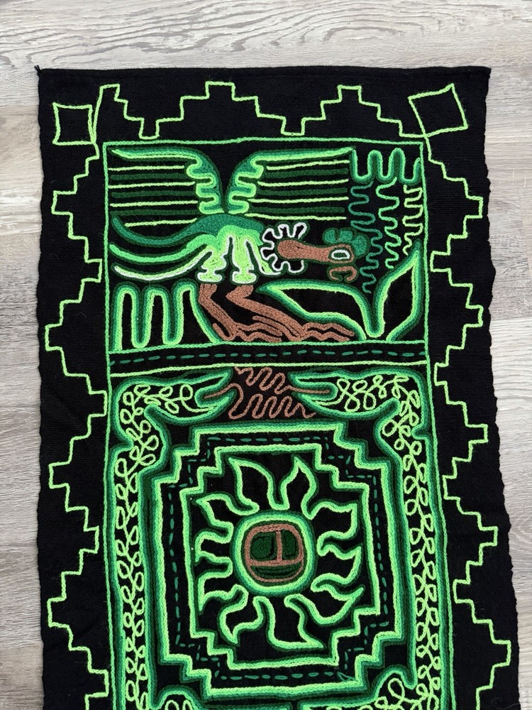 Traditional Guna (Kuna) Mola Textile Panel