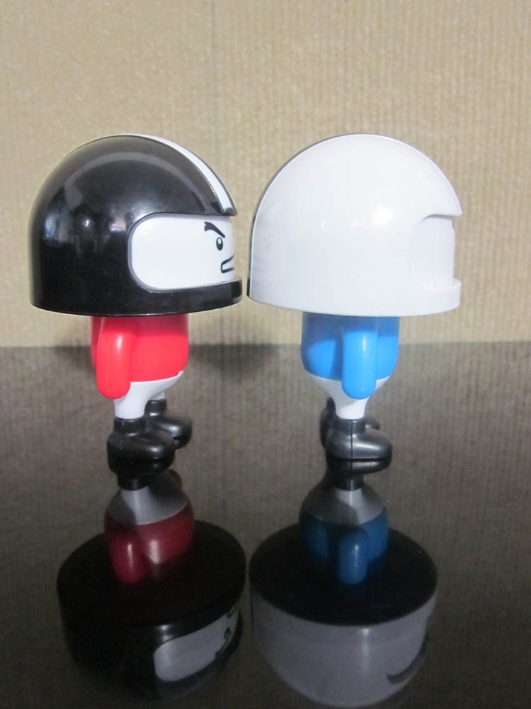Sharper Image Speed Bumper Road Rage Replacement Driver Blue & Red Figures Only