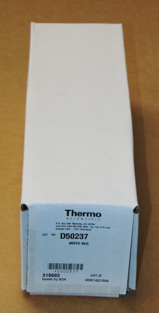 NEW Thermo Scientific Barnstead D50237 Mixed Bed Replacement Cartridge Quantity