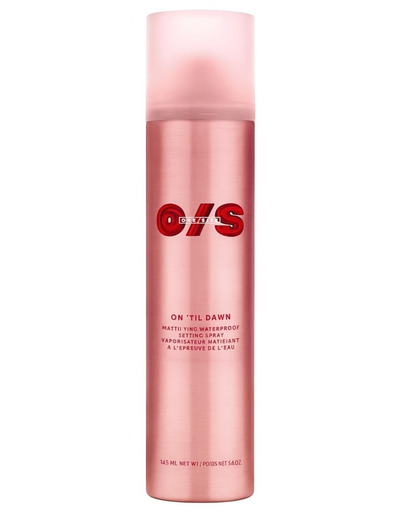 On 'til dawn mattifying waterproof setting spray.